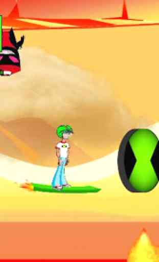Air Skater Ben 10 Game 3