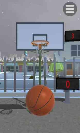 Basketball jeu shooting hoops 3
