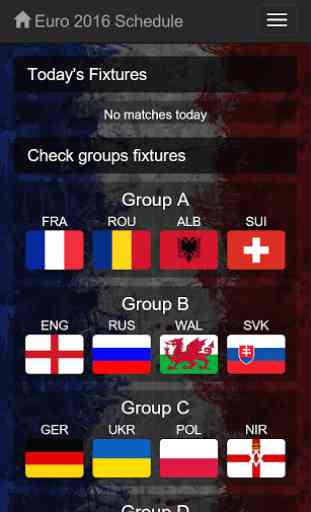 Euro 2016 France Schedule 1