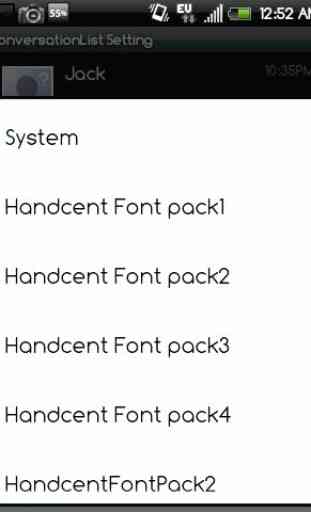 Handcent Font Pack5 2