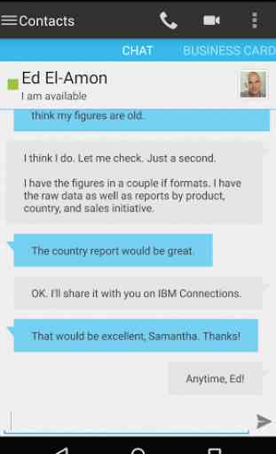 IBM Connections Chat 2