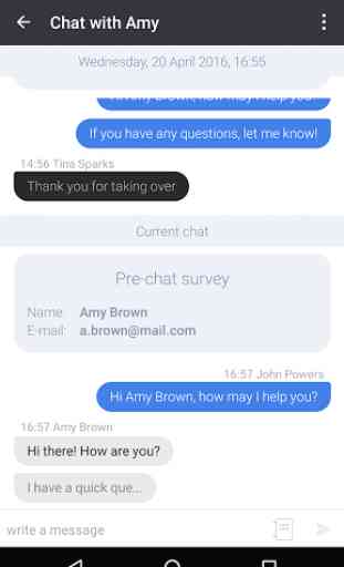 LiveChat for Android 3