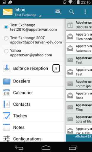 MobiMail pour Outlook Email 2