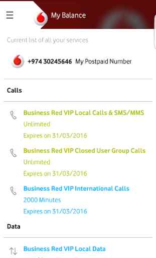 My Vodafone (Qatar) 3