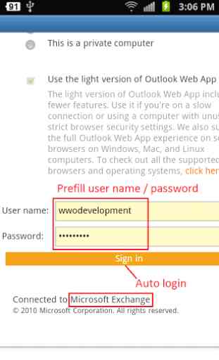 OWM for Outlook Email OWA 1
