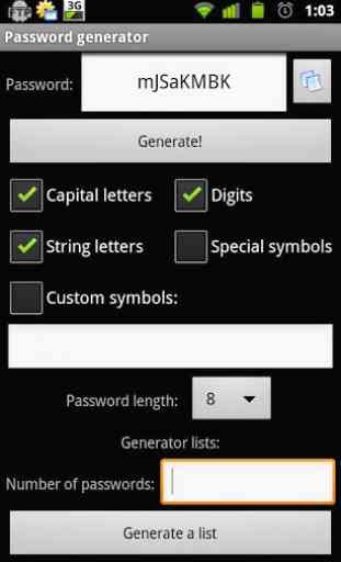 Password generator 1