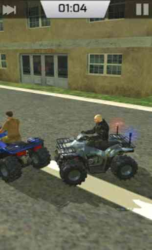 quad police simulateur 4x4 3D 3