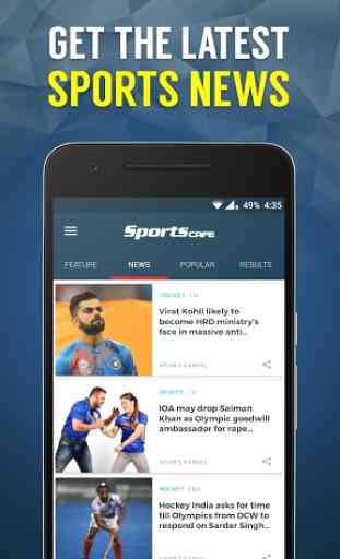 SportsCafe: Live scores & News 2