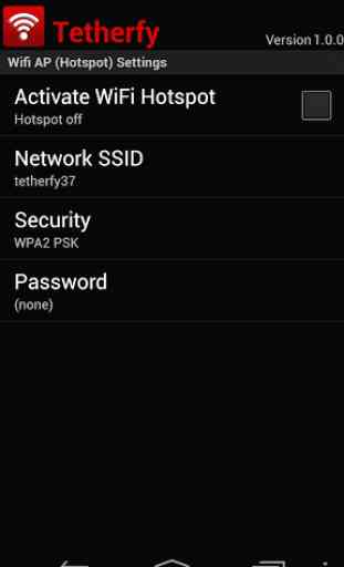Tetherfy(WiFi Tether w/o Root) 1