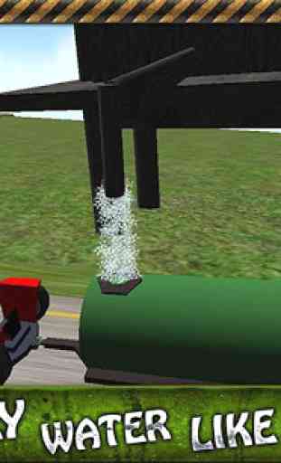 Tracteur eau Transporter 3D 3