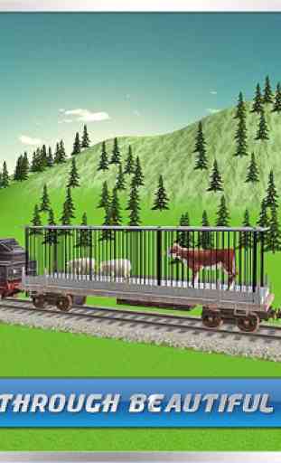 train transport: animaux ferme 2