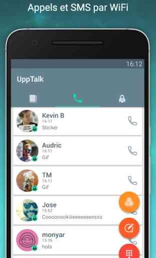 UppTalk - Appels gratuits+SMS 2