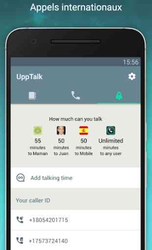 UppTalk - Appels gratuits+SMS 4