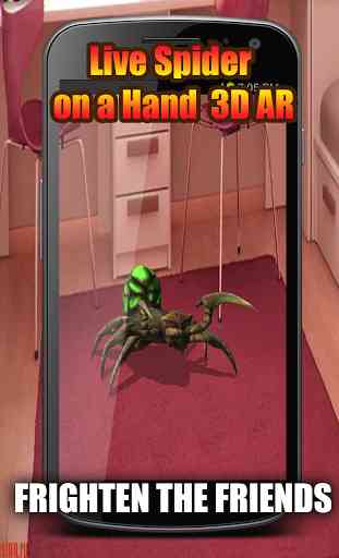 Vivez Spider sur 3D AR Prank 3