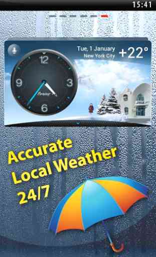 Weather & Clock - Meteo Widget 1
