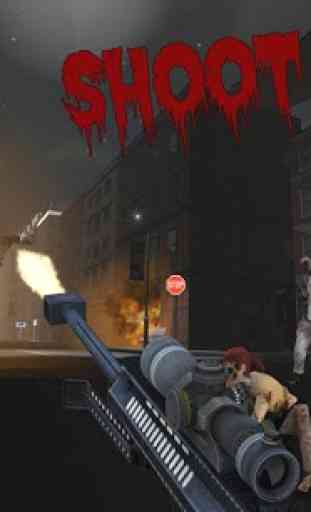 Zombie Sniper tir: 3D 2