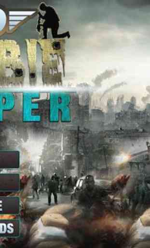Zombie Sniper tir: 3D 3
