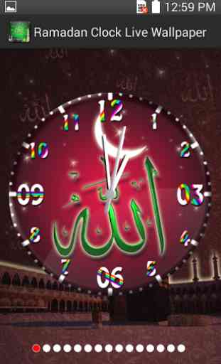 Allah Clock Live Wallpaper 2