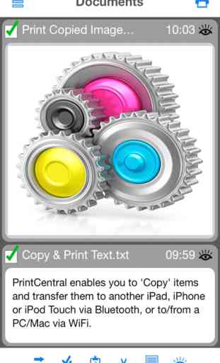 PrintCentral for iPhone/iPod Touch 2