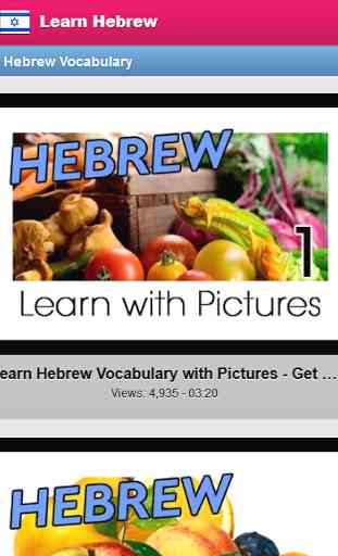 Apprendre l'hébreu 2