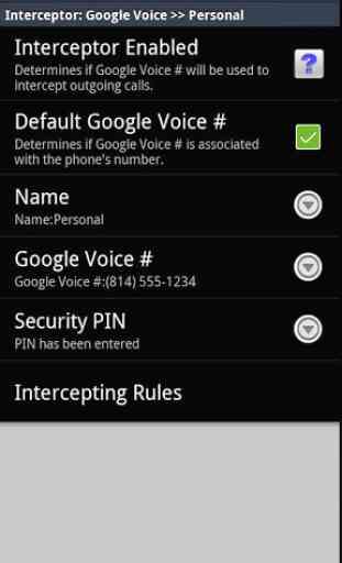 Call Interceptor: Google Voice 1