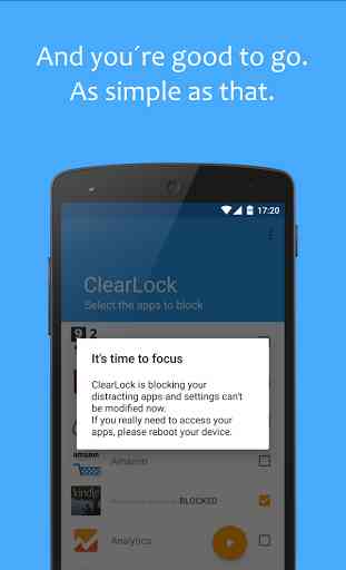 ClearLock: block distractions! 3