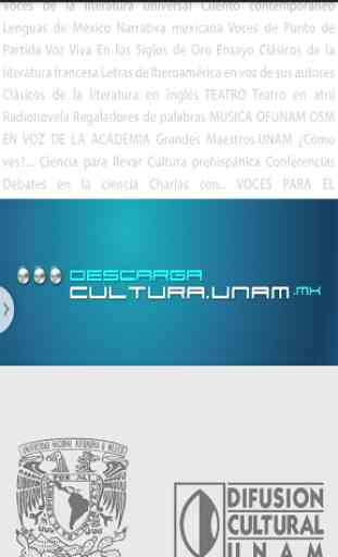 Descarga Cultura.UNAM 1