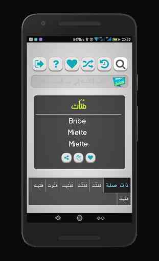 Dictionnaire arabe - français 2