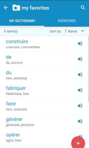Dictionnaire français-italien 1