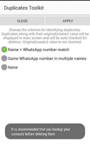 Doublons pour WhatsApp 2