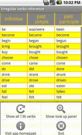 English Irregular Verbs 3