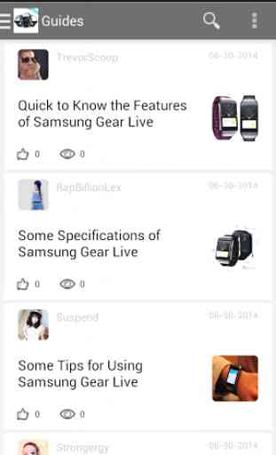 Guide for Samsung Gear Live 4