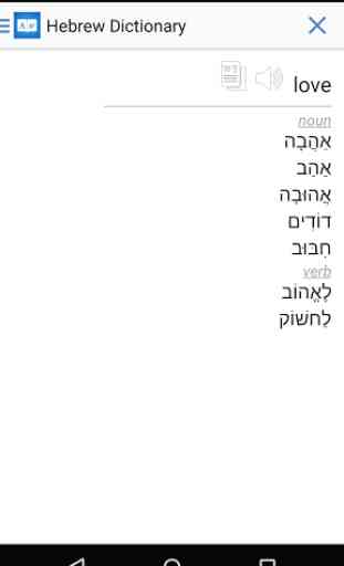 Dictionnaire hébreu Anglais 2