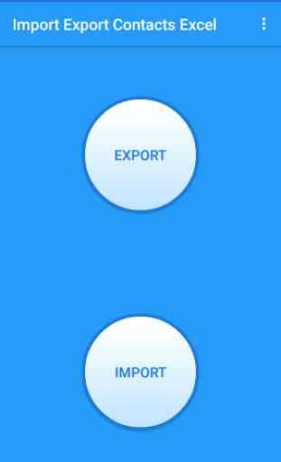 Import Export Contacts Excel 1