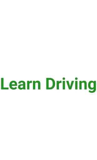Learn Driving 1
