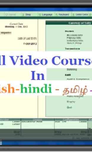 Learn Tally Erp9 app - in Hindi  Eng Tamil Telugu 2