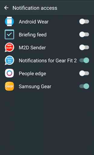 Notifications for Gear Fit 2 4