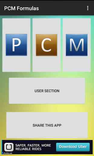 PCM Formulas 1