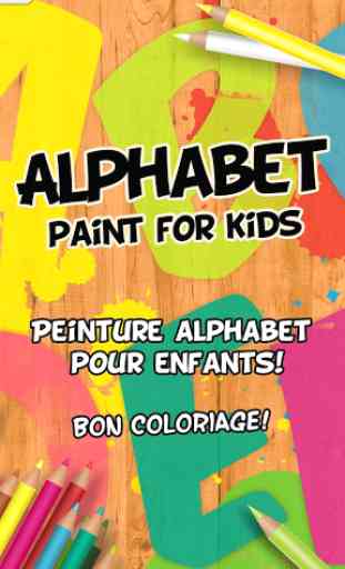 Peinture alphabet pour Enfants 1