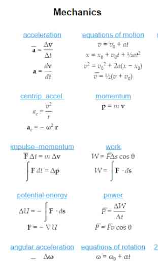Physics Equations 3