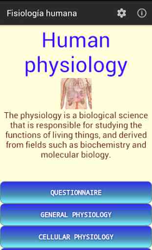 Physiologie humaine 1