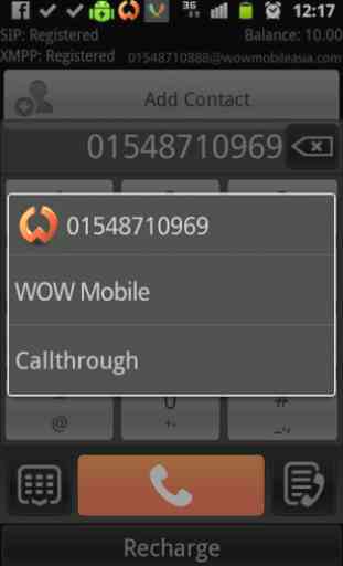 WOW Mobile VoIP Dialer 3