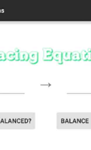 Balancing Chemical Equations 1