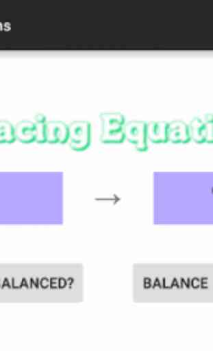 Balancing Chemical Equations 2