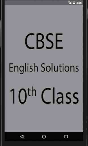 CBSE English Solution Class 10 1