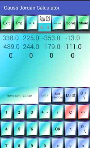 Gauss Jordan Calculator 1