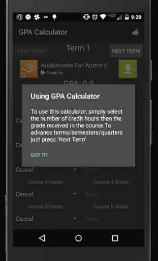 GPA Calculator 1