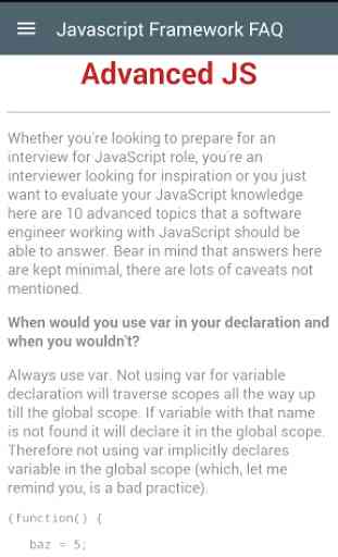 Javascript Interview FAQ's 2