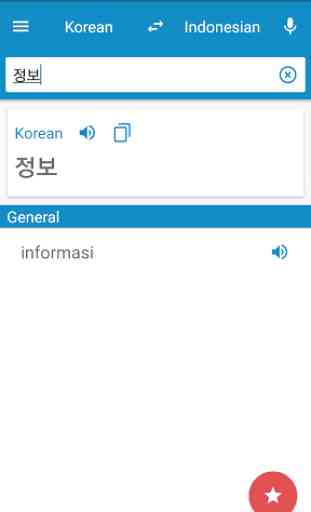 Korean-Indonesian Dictionary 1