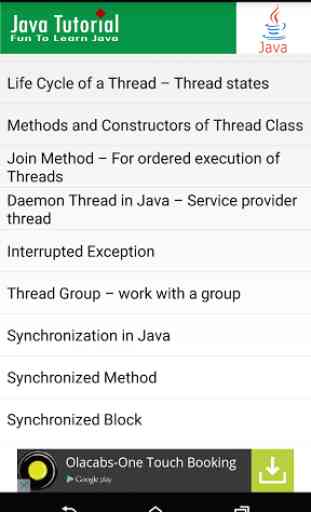 Learn Java : Java Tutorial 2